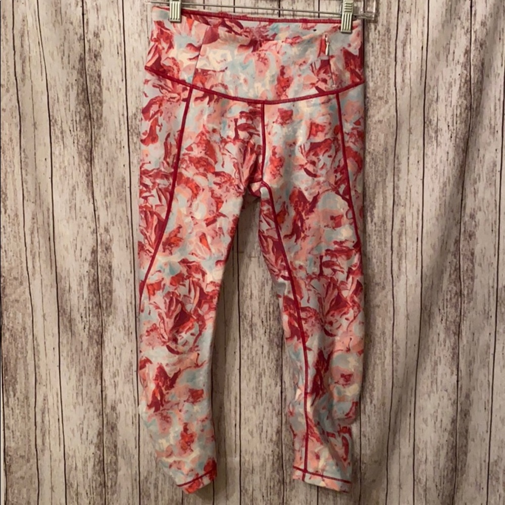 Calia pink marble leggings